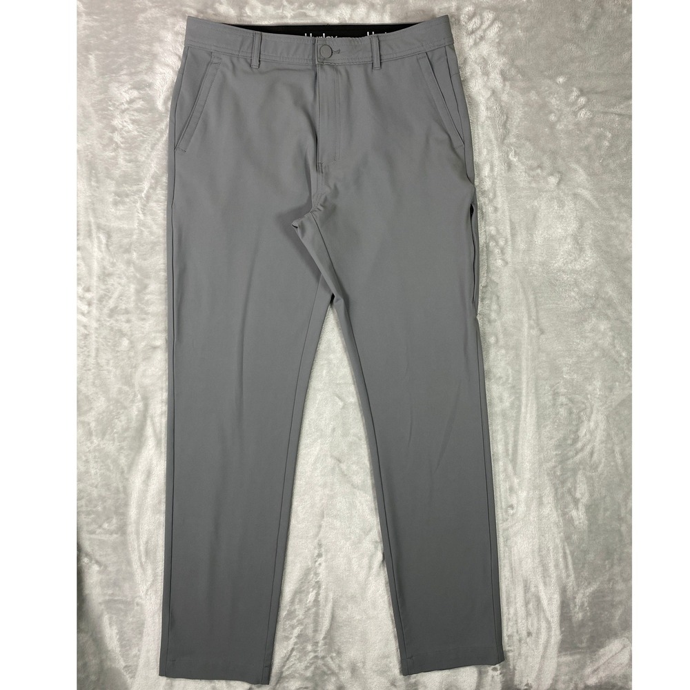Hurley Jet Set Tech Golf Pant Mens 32x34 Gray HMS25-17552 Stretch Performance